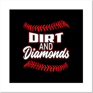 Dirt And s Baseball Posters and Art